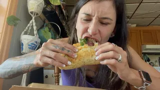 GreasyRose eats a Sub Sandwich Part 1