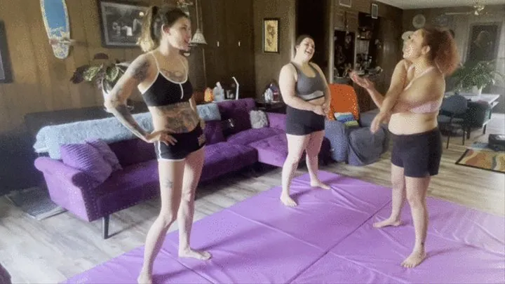 Yoga Stretches turn into Wedgies