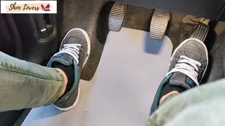 Driving with well worn DC sneakers