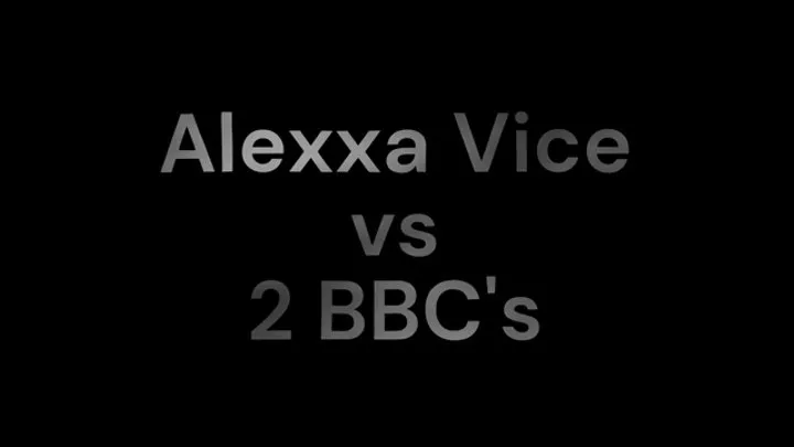 Alexxa Vice puking over 2 BBC's