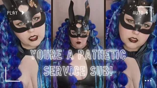 Mistress Bunny berates and shames you