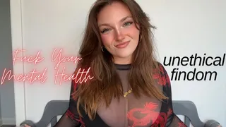 Fuck Your Mental Health - Unethical Findom Homewreck Financial Domination Homewrecking Goddess Worship Loser Verbal Humiliation Degradation