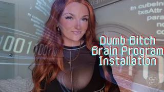 Dumb Bitch Brain Program Installation - Mind Fuck Mesmerize TPE Total Power Exchange Goddess Worship Humiliation