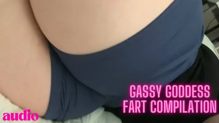 Audio Only - Gassy Goddess Fart Compilation 1 - Fart Humiliation Goddess BBW Ass Worship