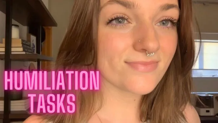 Humiliation Tasks