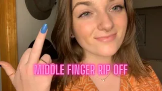 Middle Finger Rip Off