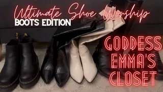 Ultimate Shoe Worship Boots Edition - Foot Fetish Dirty Shoes Goddess Worship Humiliation