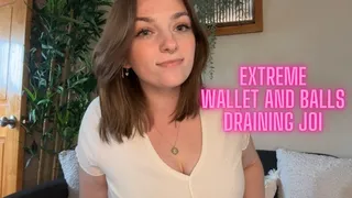 Extreme Wallet and Balls Draining JOI