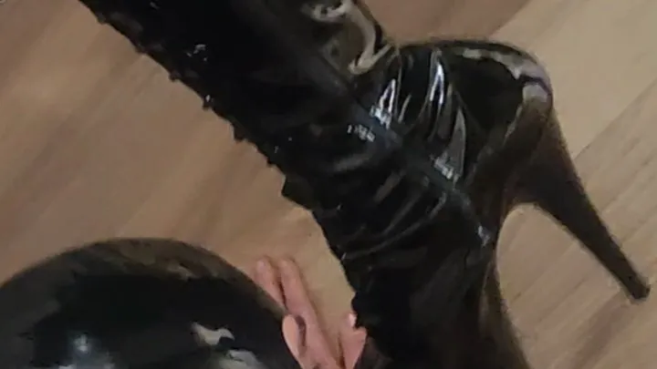 Worship boots fetish