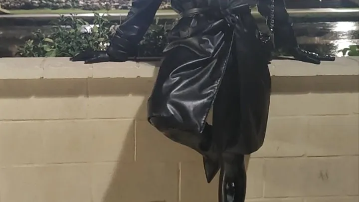 Tania in Latex Rubberdoll in public