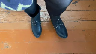 leather cowboy boots