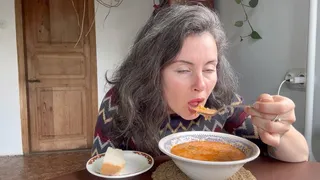 eating hot soup mpeg