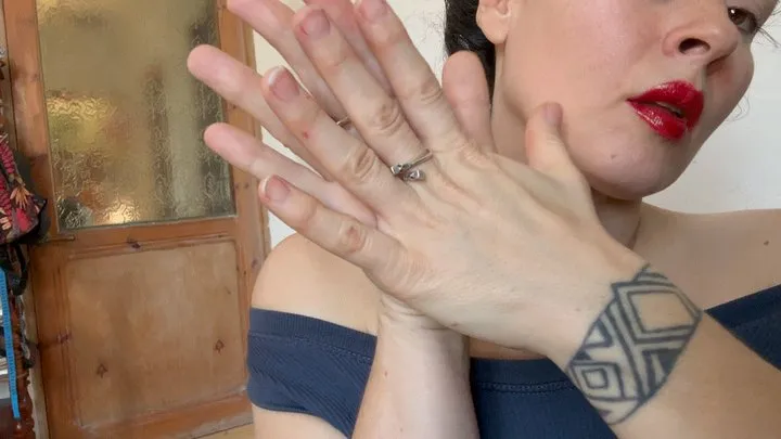 hands with natural nails