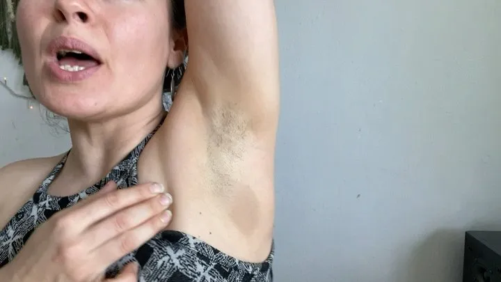 sweaty hairy armpits