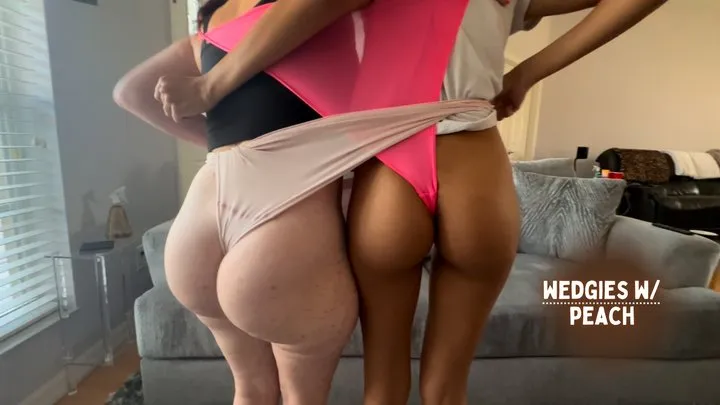 Wedgies With Peach