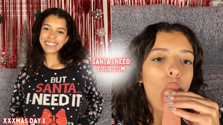 Santa I Need Your Cum: POV Blowjob - XXXmas Day 8