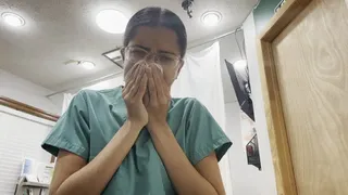 Nurse Sick At Work