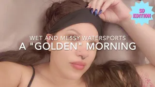 Mistress Babalon's Wet and Messy Golden Morning - Toilet Slave POV