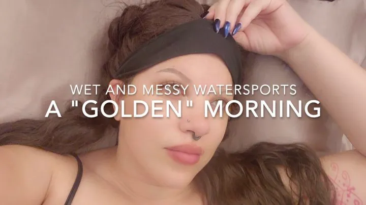 Mistress Babalon's Wet and Messy Golden Morning - Toilet Slave POV