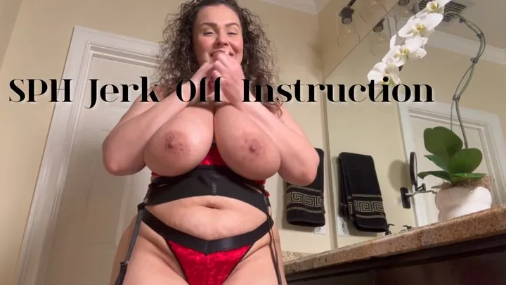 SPH Jerk Off Instruction Verbal Humiliation BBW Domination