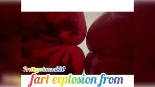 fart explosion from 2 girls in leggings