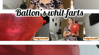 Ballon's whit farts