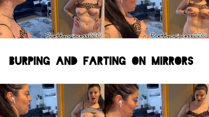 Milf Farting and burping on mirrors ep6