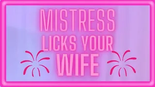 Mistress Licks Your Wife - Sara Desire XO - Femdom Audio Description: