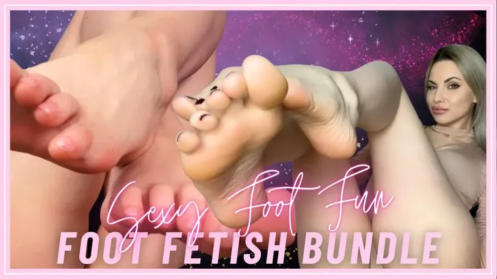 Sexy Foot Fun (Foot Fetish Foot Worship Bundle)