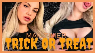 Trick Or Treat Mailtimer (Blackmail Fantasy Games) - Play a hot blackmail game (TRICK OR TREAT MAILTIMER) with a bratty blonde sexy Goddess