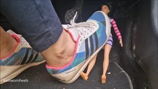 Spiked Running Shoes VS Doll