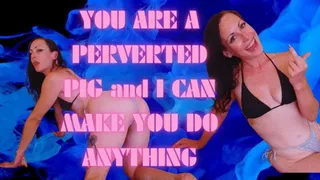 You are a Perverted Pig and I Can Make you do Anything