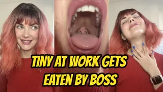 Tiny At Work Gets Eaten By Boss