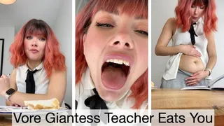 Vore Giantess Teacher Eats You