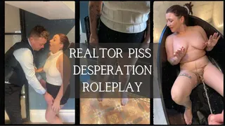 Piss desperation - Realtor humiliation roleplay