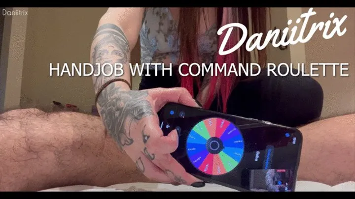 Handjob with command roulette