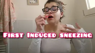 First Induced Sneezing Ever