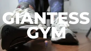 Tiny At The Giantess Gym