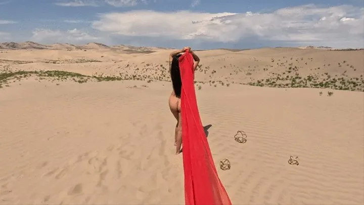 Goddess Walks On Sand