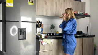 Cooking makes me very horny