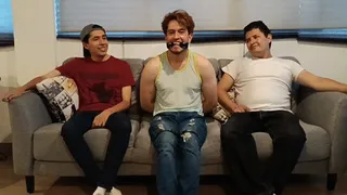 Three Mexican Guys In Hot Nipple Play, Full Body Tickling & Foot Worship Scenario