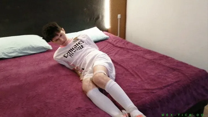 Cute 18-Year-Old Twink In Soccer Outfit Gets Tickled