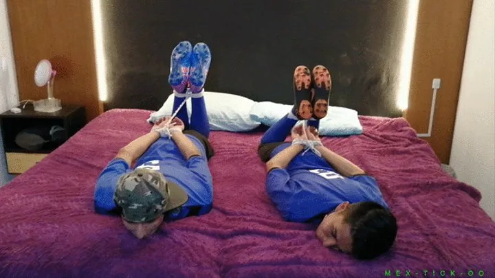 Ultra Sweet Twinks Phill & Chaka Hogtied Tickling