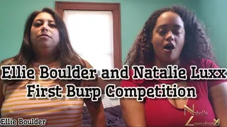 Ellie Boulder and Natalie Luxxurious First Burp Competition