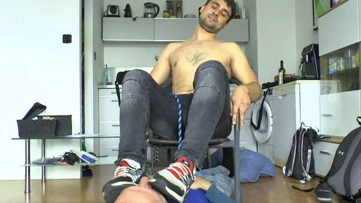 Hot Guys In Foot Worship, Soft Domination & Tickling Scenario