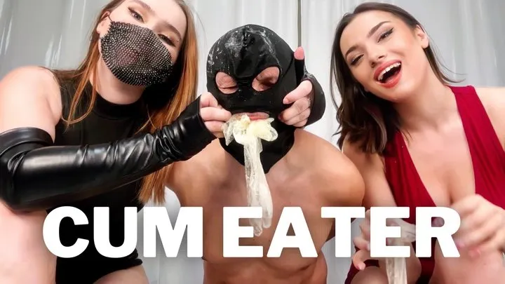 Double Domination: Slave Eats Alphas' Loads Of Cum