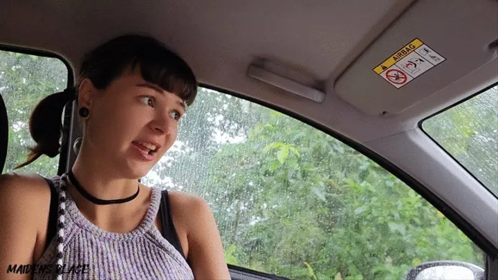 In a Car Blowjob