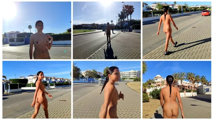 In public walking naked on the street