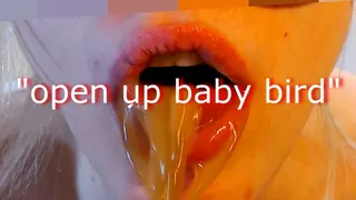 "Your food is coming from my mouth!" vomit feeding pov, emetophilia porn