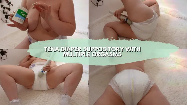 Suppository In A Tena Diaper Multiple Orgasms